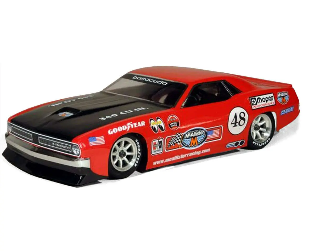 Mcallister Racing Aar Cuda 1/10 On-Road Vta Body (Clear) 1