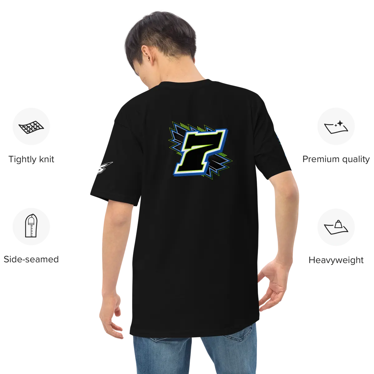 Custom Designed Men’S Premium Heavyweight Tee For Flyers & Enthusiasts Of Rc Helicopters! 13