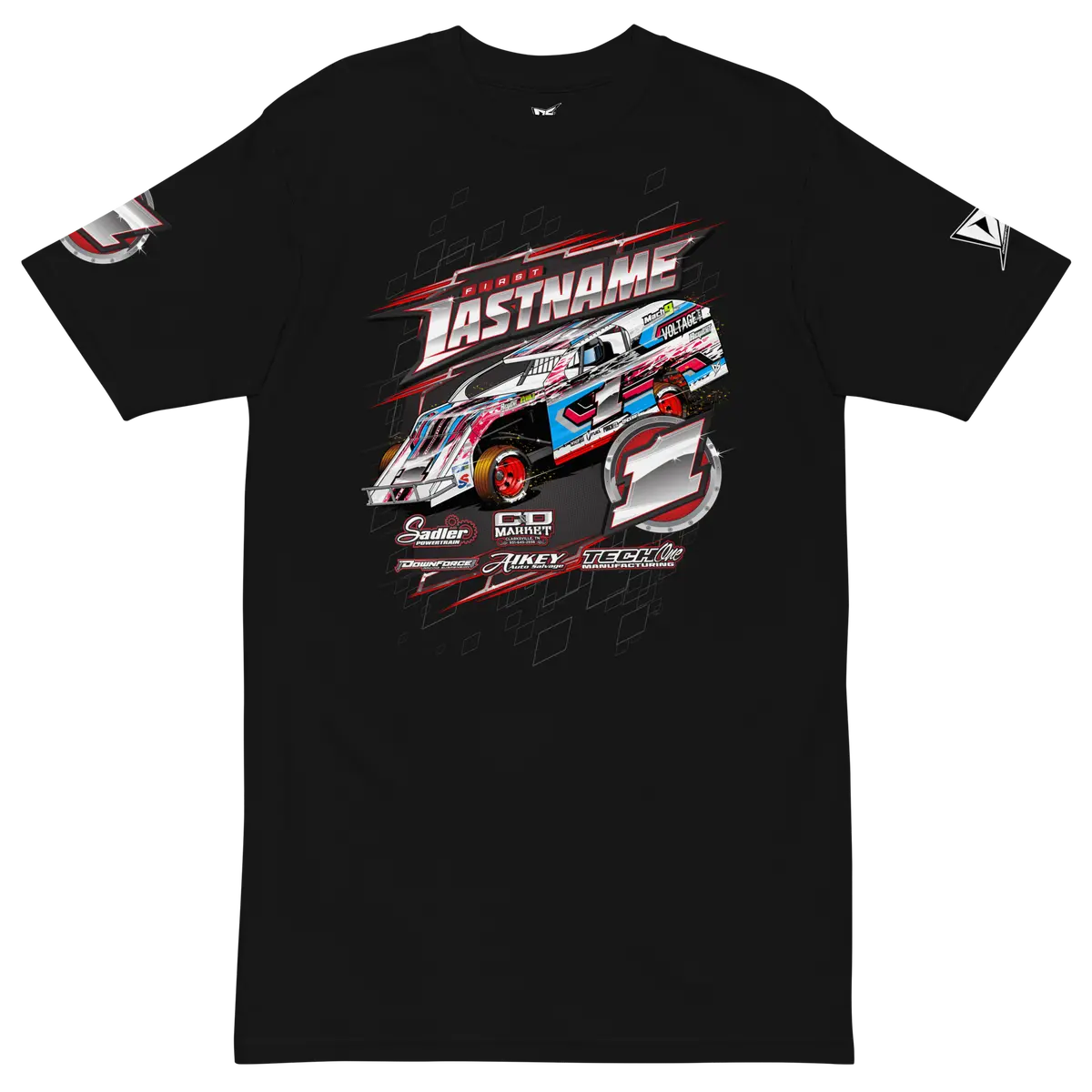 Custom Men’S Premium Heavyweight Tee Designed For Rc Racers Of Traxxas Slash Modified 1