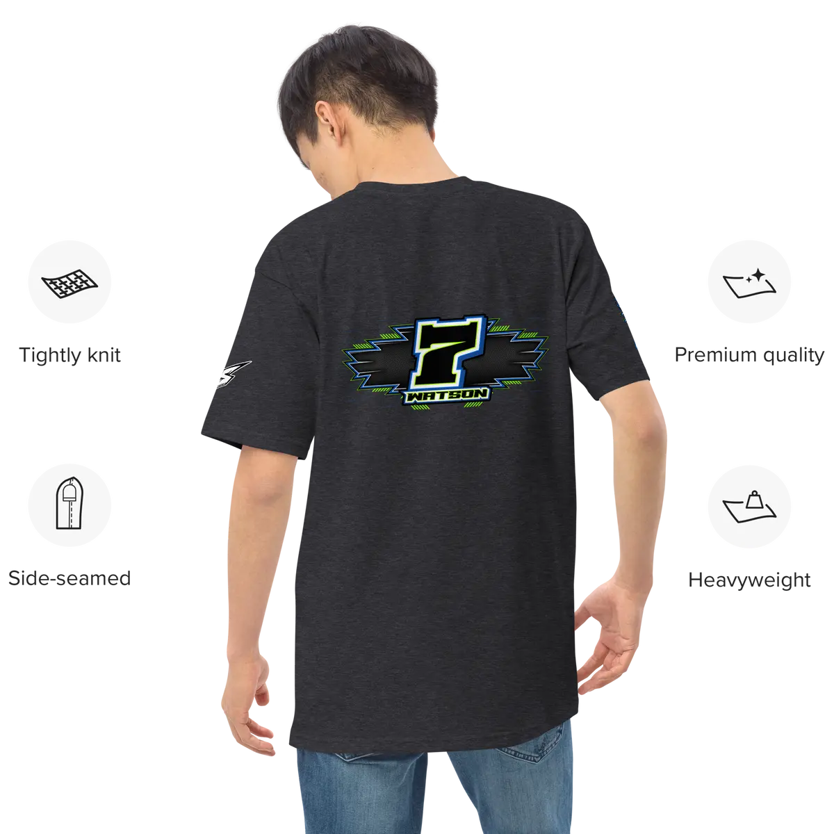 'Need For Speed' Custom Designed Men’S Premium Heavyweight Tee For Rc Racing V3 9