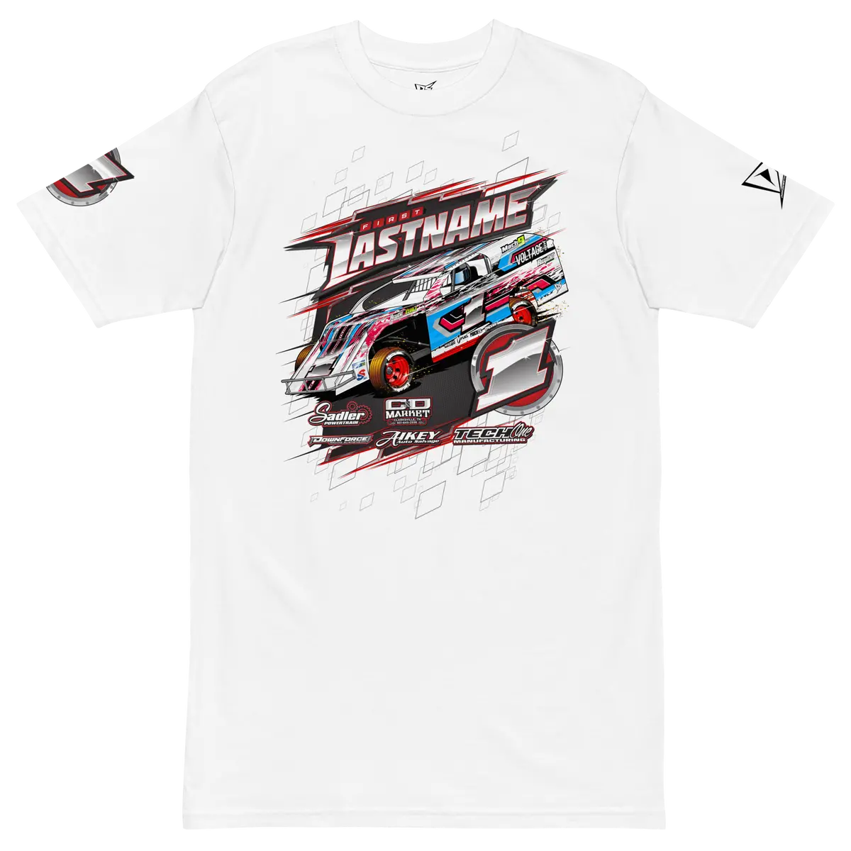 Custom Men’S Premium Heavyweight Tee Designed For Rc Racers Of Traxxas Slash Modified V4 1