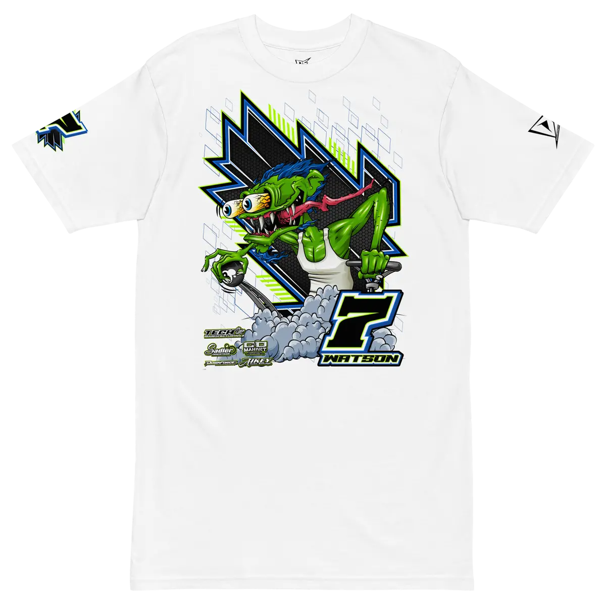 Men's Premium Heavyweight T-Shirt Featuring 'Need for Speed' RC Racing Design