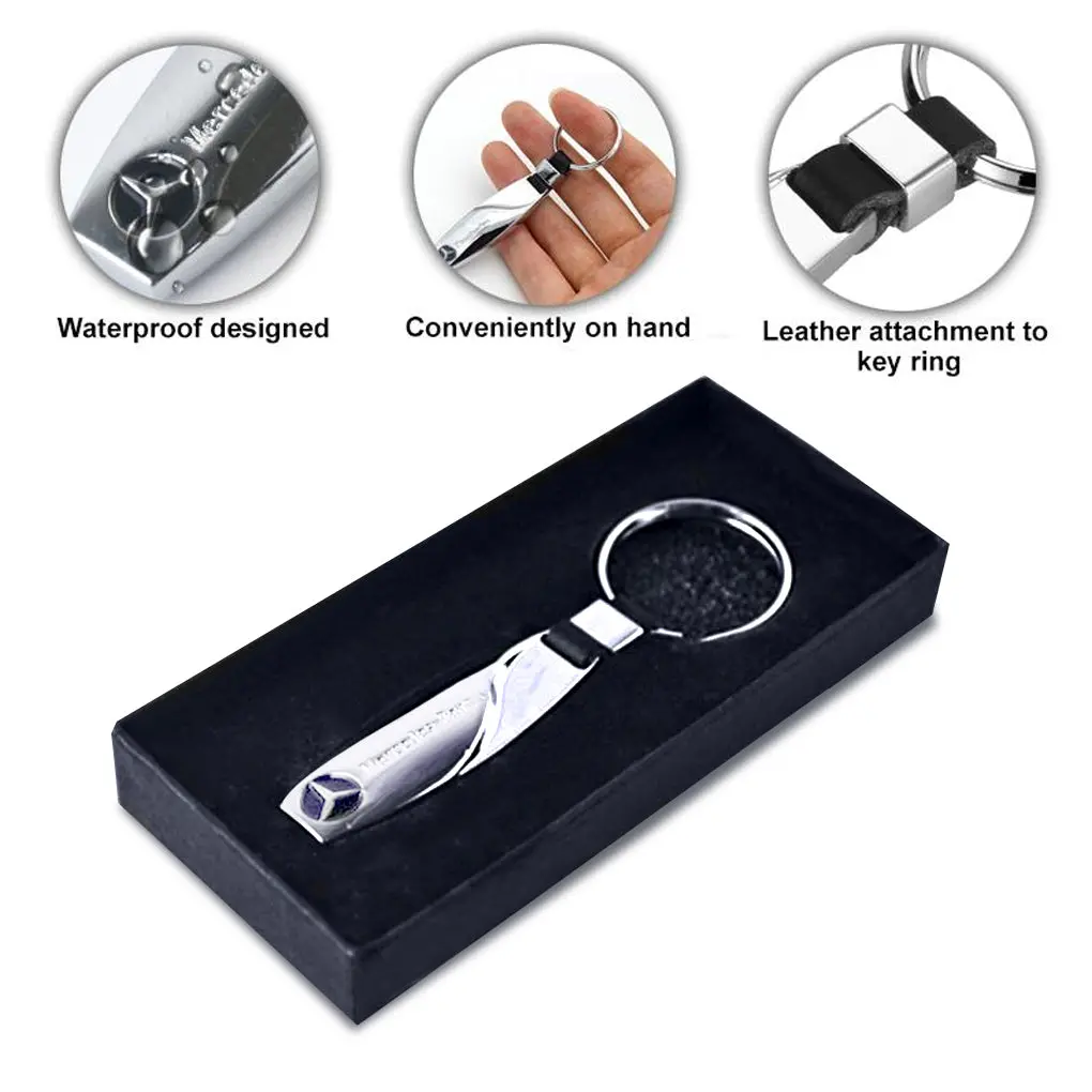 Keychain Keyring Holder Logo For Mercedes Benz 1
