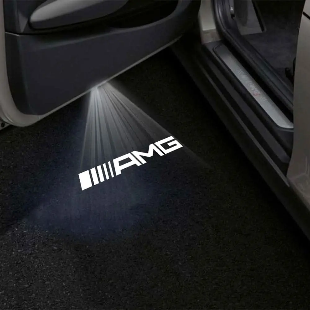 Mercedes-Benz Eqs Suv X296 Premium Door Puddle Lights Multiple Designs 2023–2026 5