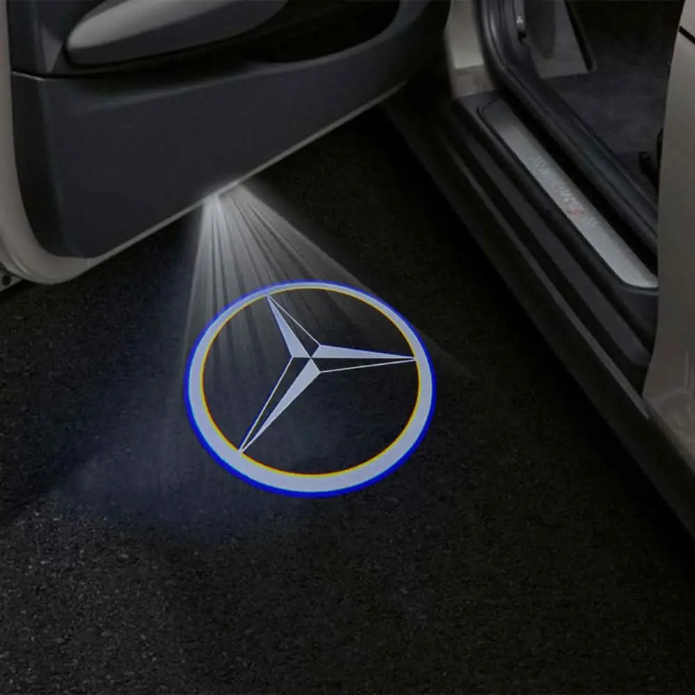 Mercedes-Benz E-Class 4Th Gen A207 Convertible 2 Doors Premium Door Puddle Lights Multiple Designs 2010-2017 1
