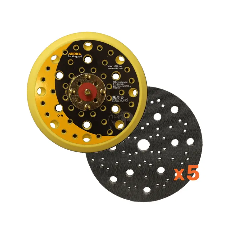 Mirka 150Mm Pad Essentials Backing Pad And Pad Savers Kit 1
