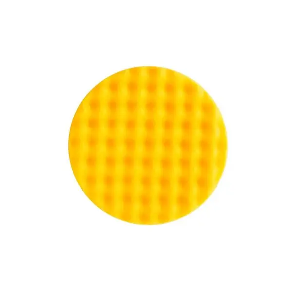 Mirka 85Mm Polishing Foam Pad Yellow Waffle 2-Pack 1
