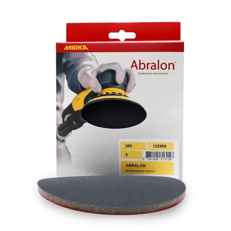 Mirka Abralon Foam Abrasive 125Mm Disc 5-Pack 1