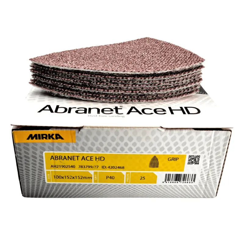 Mirka Abranet Ace Hd 100 X 152 X 152Mm Ceramic Delta Abrasives 25-Pack 1