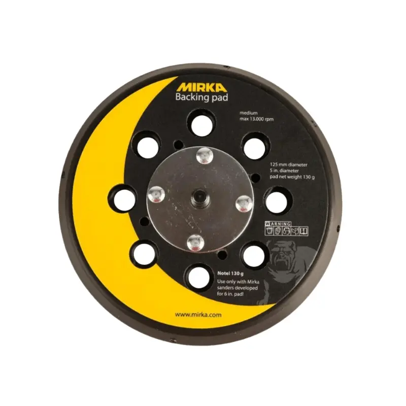 Mirka Backing Pad For Deros 125Mm (5") Grip 28H 1