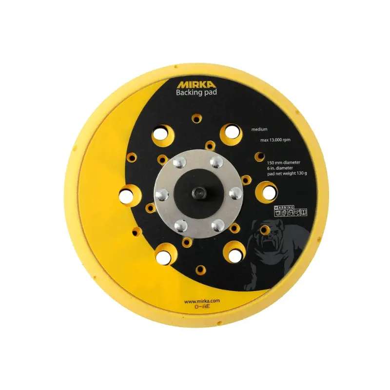 Mirka Backing Pad For Deros 150Mm (6") Grip 48H 1