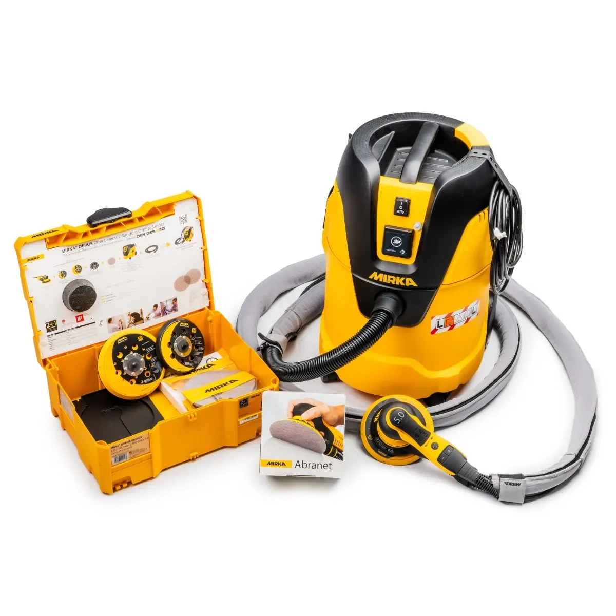 Mirka Deros & 1025L Extractor Sanding Kit With Hard Case 1