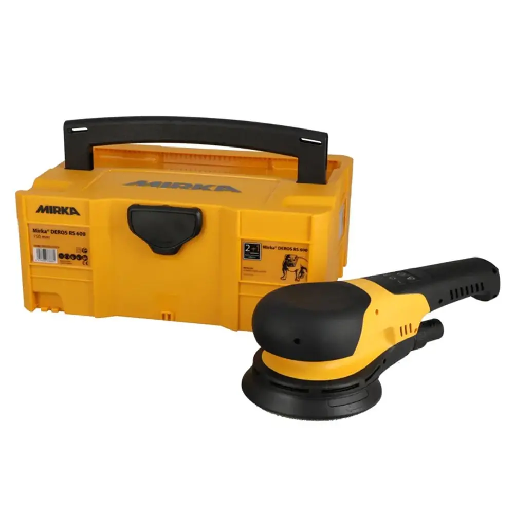 Mirka Deros Rs 600 750W Ø150mm Rotary Sander With Case 1