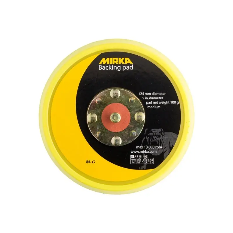 Mirka Disc Grip 125Mm Backing Pad (No Holes) 1