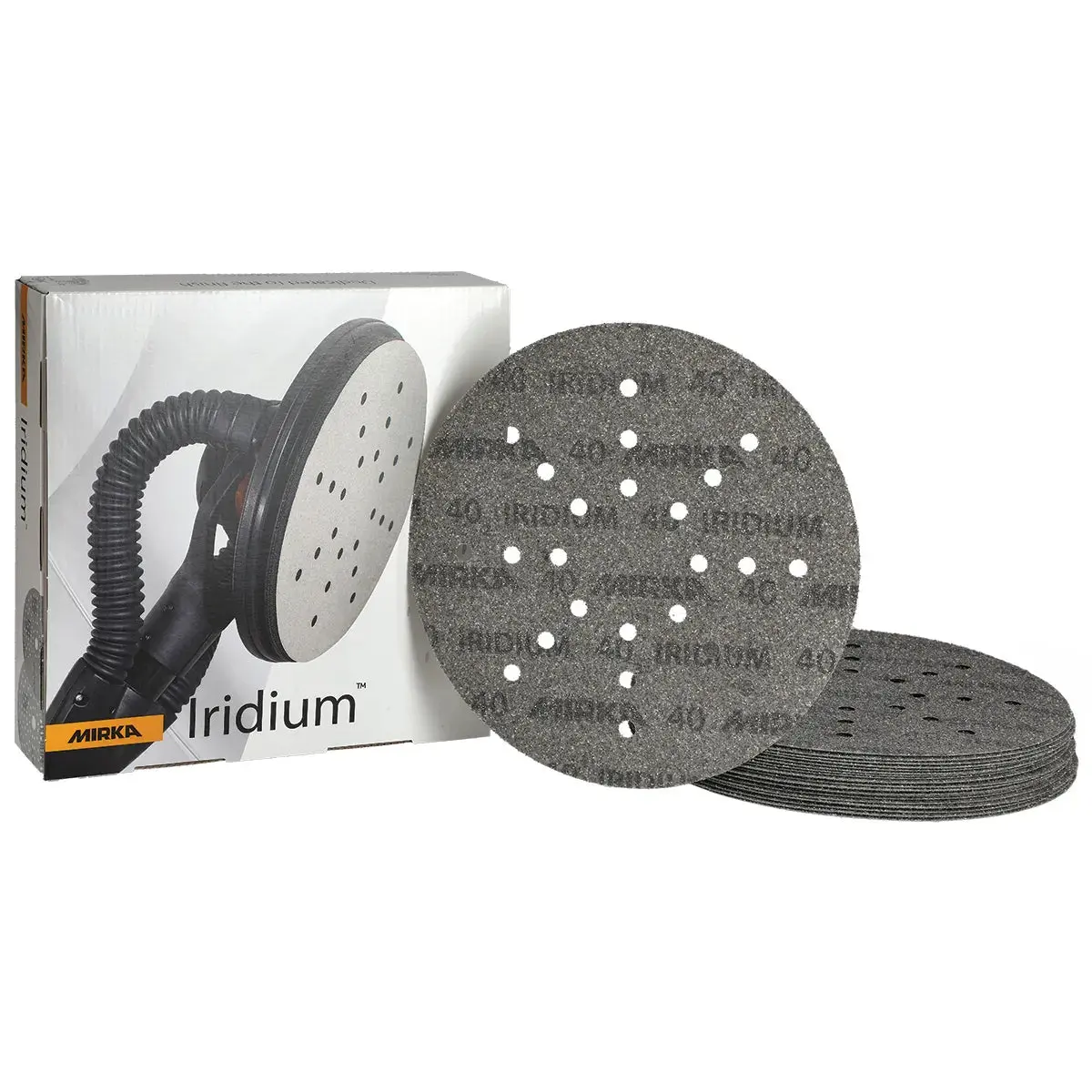 Mirka Iridium 225Mm Premium Paper Disc Abrasives 25-Pack 1