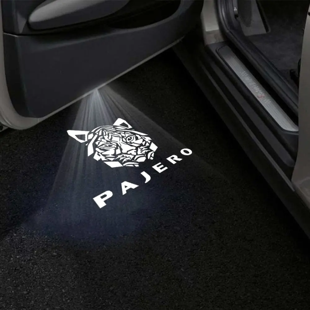 Mitsubishi Pajero 4Th Gen Premium Door Puddle Lights Multiple Designs - 2006–2022 1