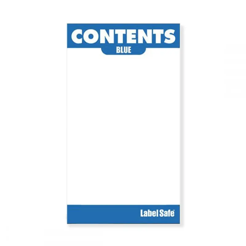 Oilsafe Wr Content Sheet 2" X 3.5" 3