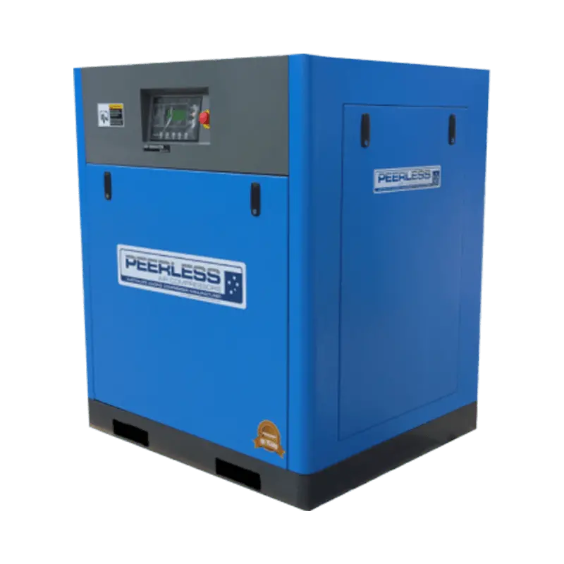 Peerless 30Hp Rotary Screw Compressor 10 Bar Variable Speed 1