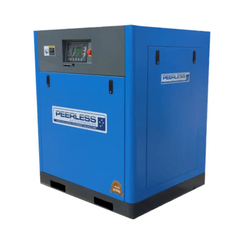 Peerless 50Hp Rotary Screw Compressor 10 Bar Variable Speed 1