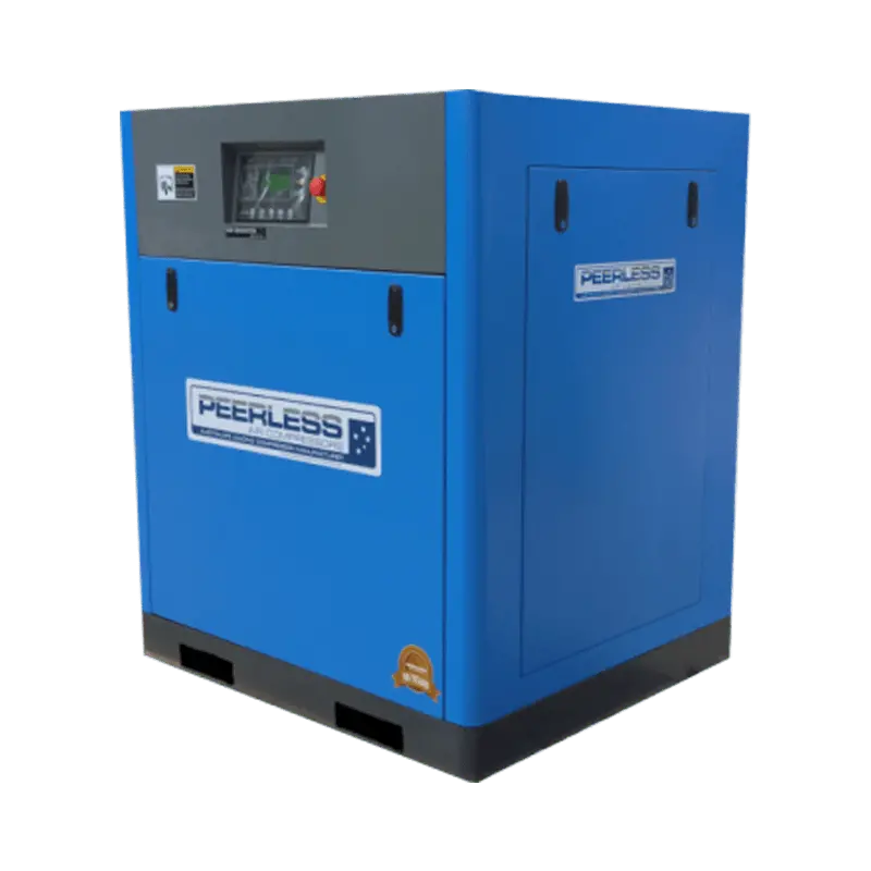 Peerless 50Hp Rotary Screw Compressor 8 Bar Variable Speed 1