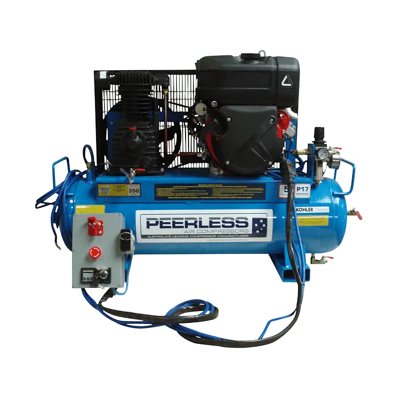 Peerless P17 Belt Drive Diesel Air Compressor With Retro Kit 1