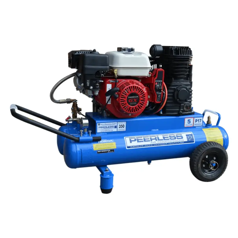 Peerless P17 Belt Drive Twin Tank Compressors 1