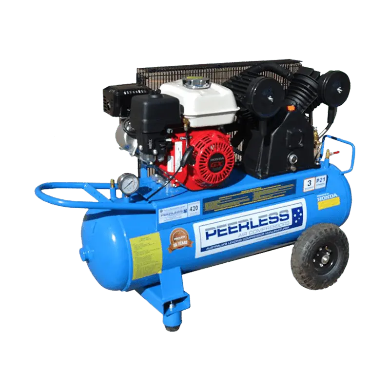 Peerless P21 Belt Drive Petrol Air Compressors 1
