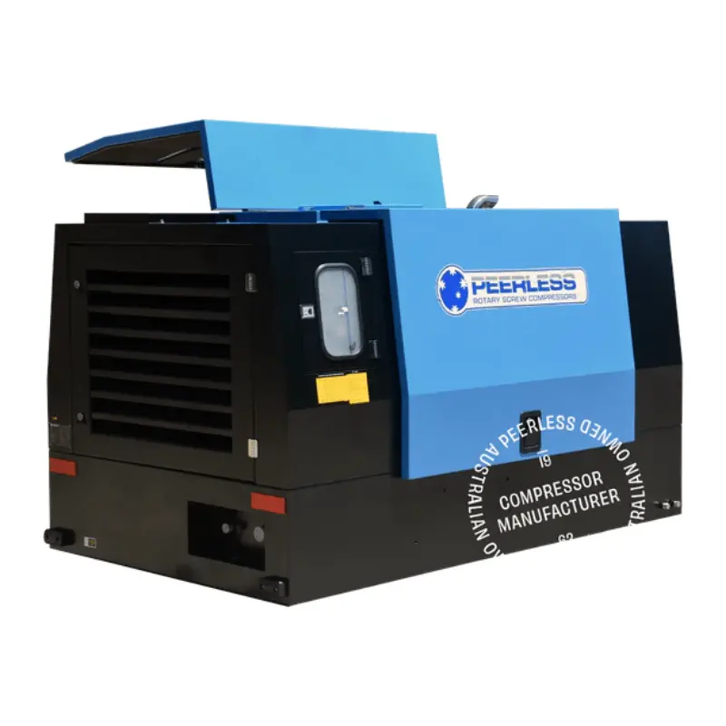 Peerless P250d Models Diesel Rotary Screw Air Compressor 1