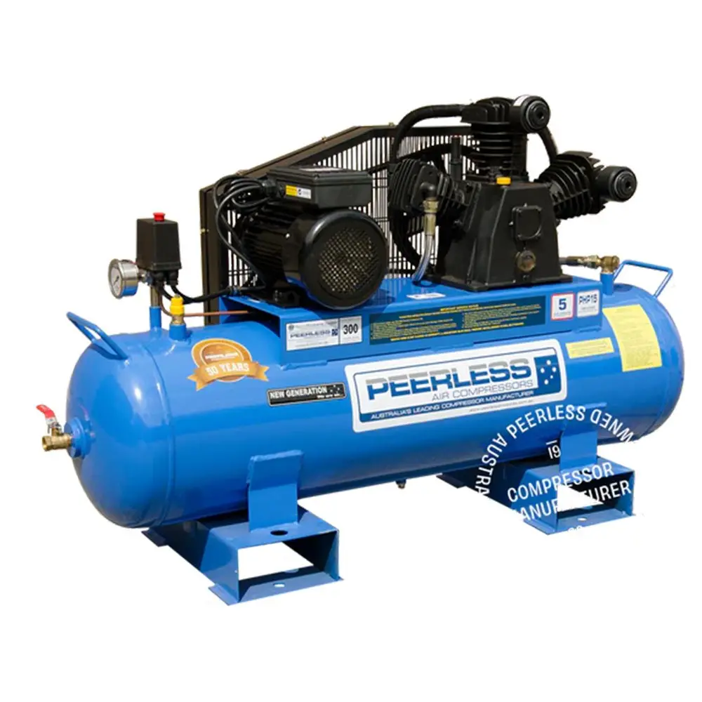 Peerless Php15 Truckies Series Belt Drive Fatboy Petrol Air Compressor 1