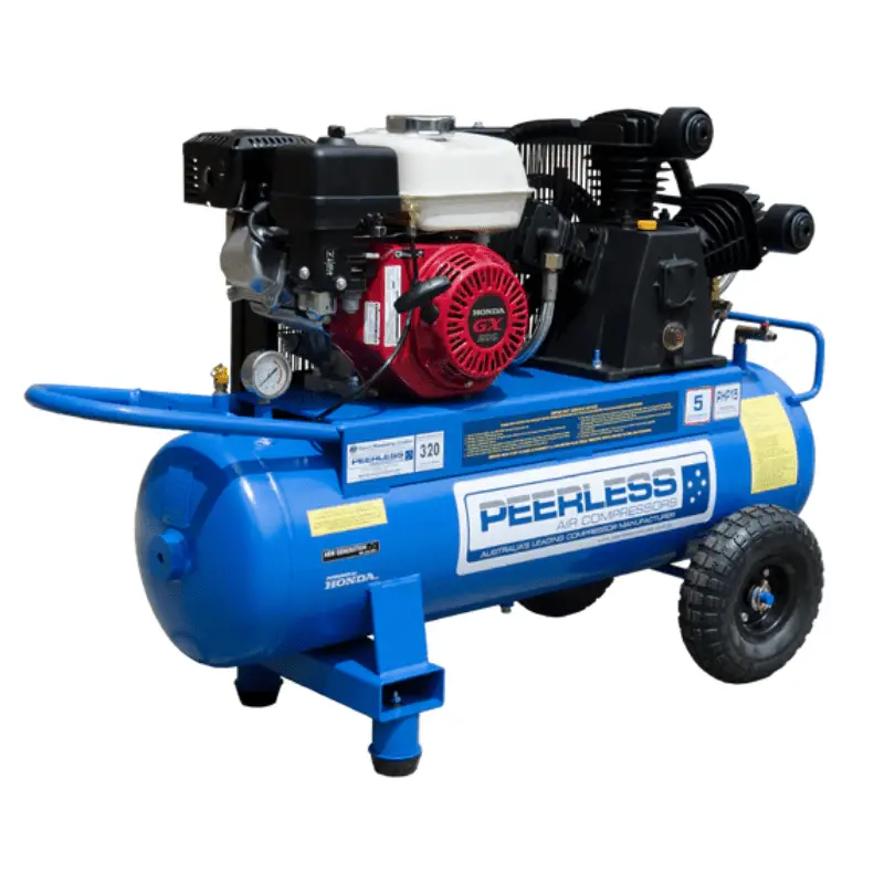 Peerless Php15 Truckies Series Belt Drive Portable Petrol Air Compressor 1