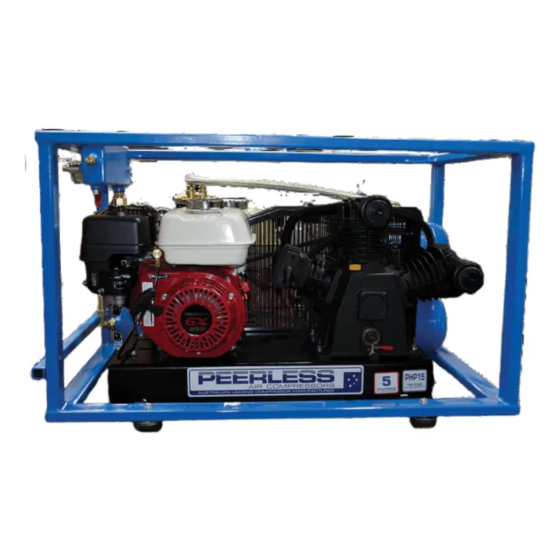 Peerless Php15 Truckies Series Belt Drive Ute Mate Petrol Air Compressor 1