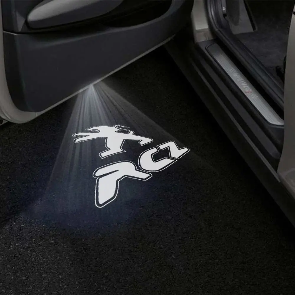 Peugeot Rcz Premium Door Puddle Lights Multiple Designs 2009-2015 1