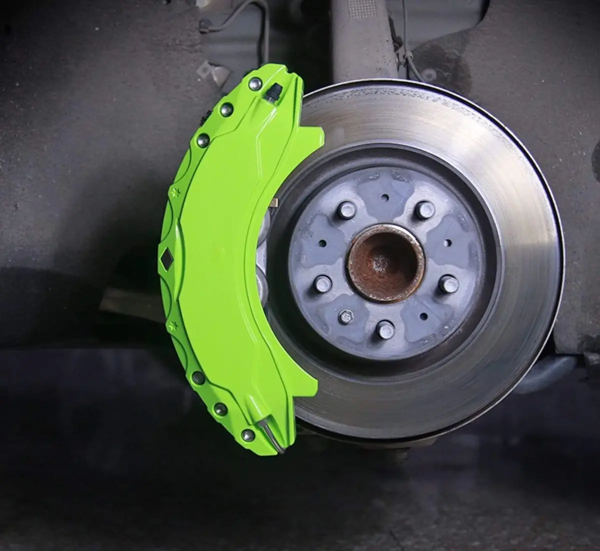 Racing Green Brake Caliper Overlay Covers For Tesla Model 3 2017-2023 2