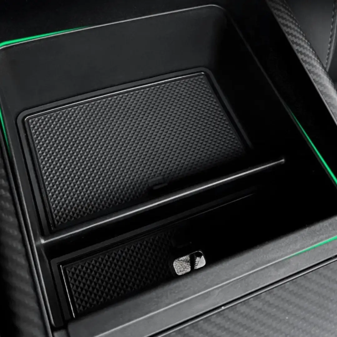 Armrest Storage Organizer For Tesla Model S 2021-2024 1