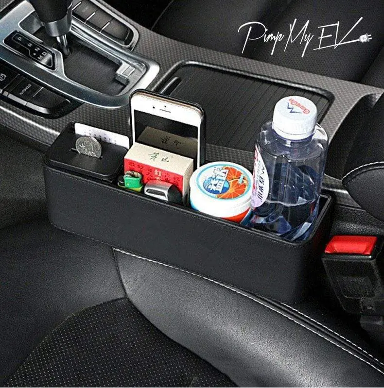 Car Seat Crevice Storage Box For Tesla Model S 3 X Y 1