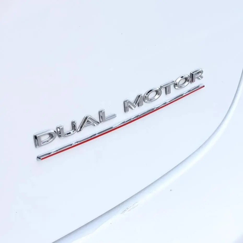 Premium Dual Model Emblem Badge For All Teslas (5 Colors) 3