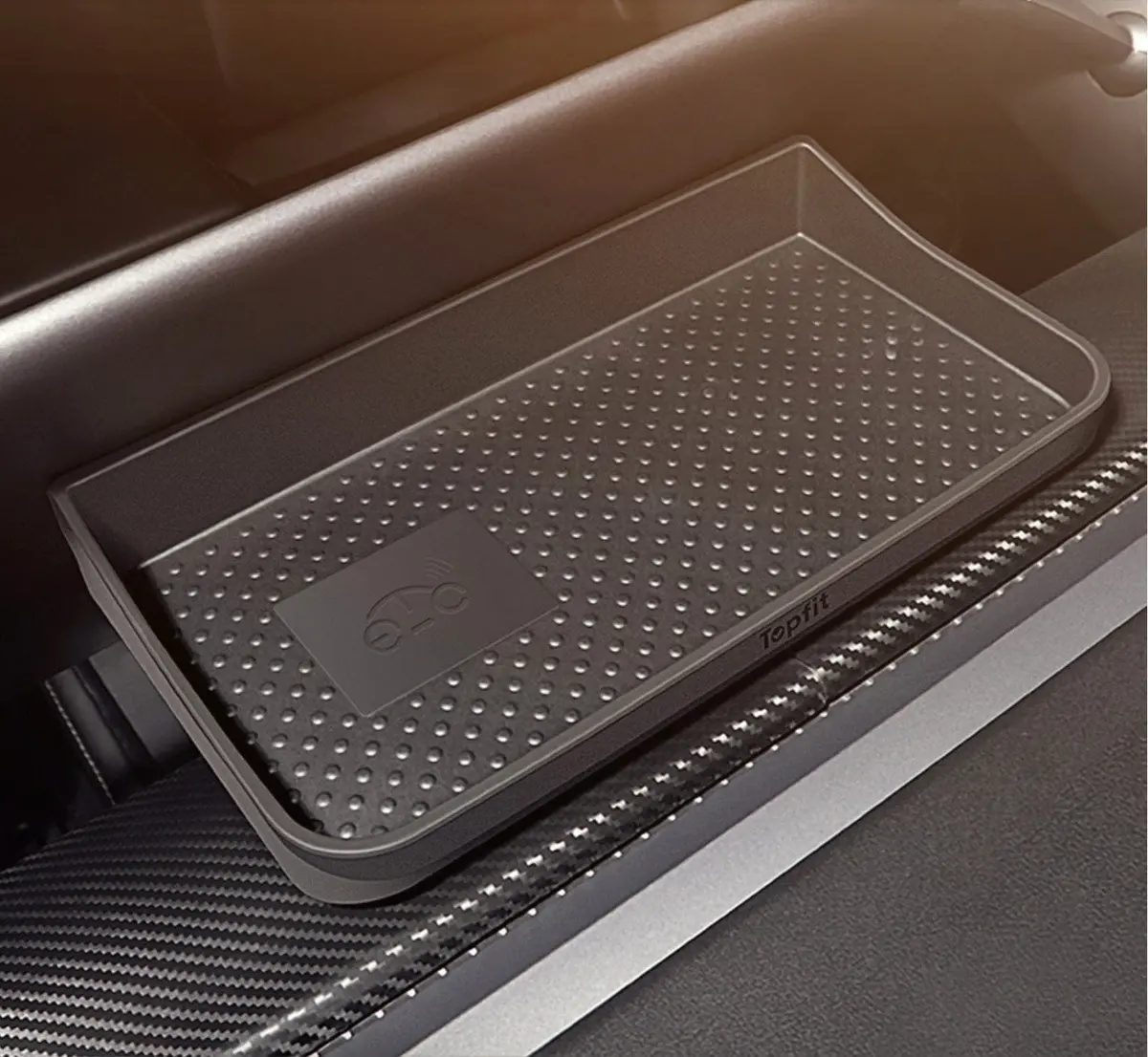 Behind Screen Storage Tray For Tesla Model 3 2017-2023 1