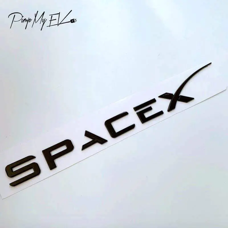 Metal Spacex Emblem Badge For All Teslas 2