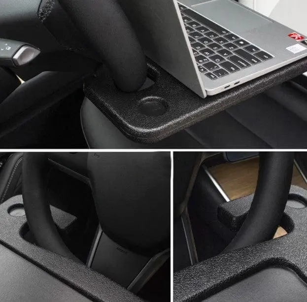 Steering Wheel Picnic / Workstation Tray For Tesla Model Y 2021-2026 1