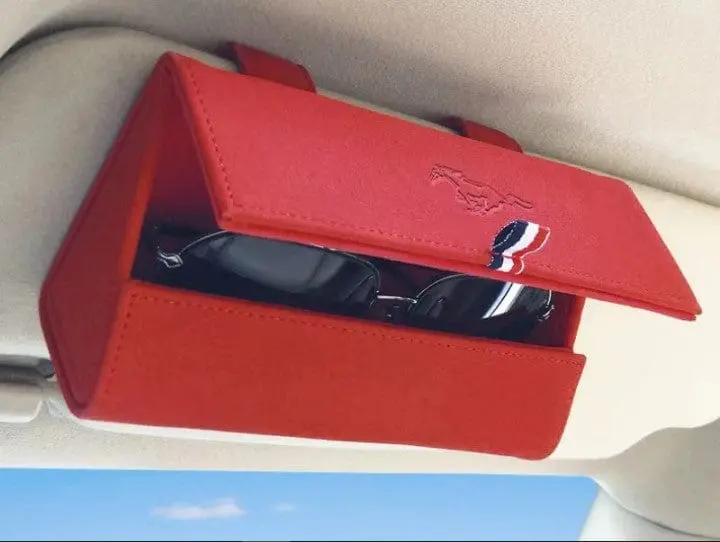 Sunglasses Visor Storage Case For Ford Mustang Mach-E 2021-2026 1