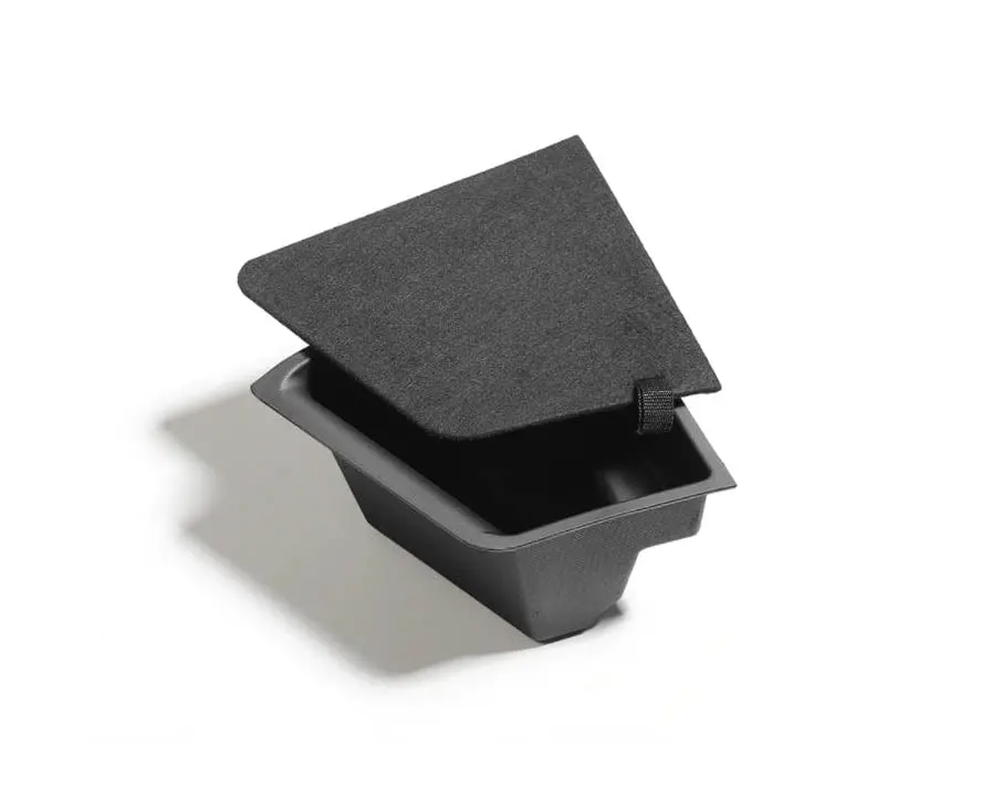 Trunk Side Storage Bin With Felt Lid For Tesla Model 3 2017-2023 1