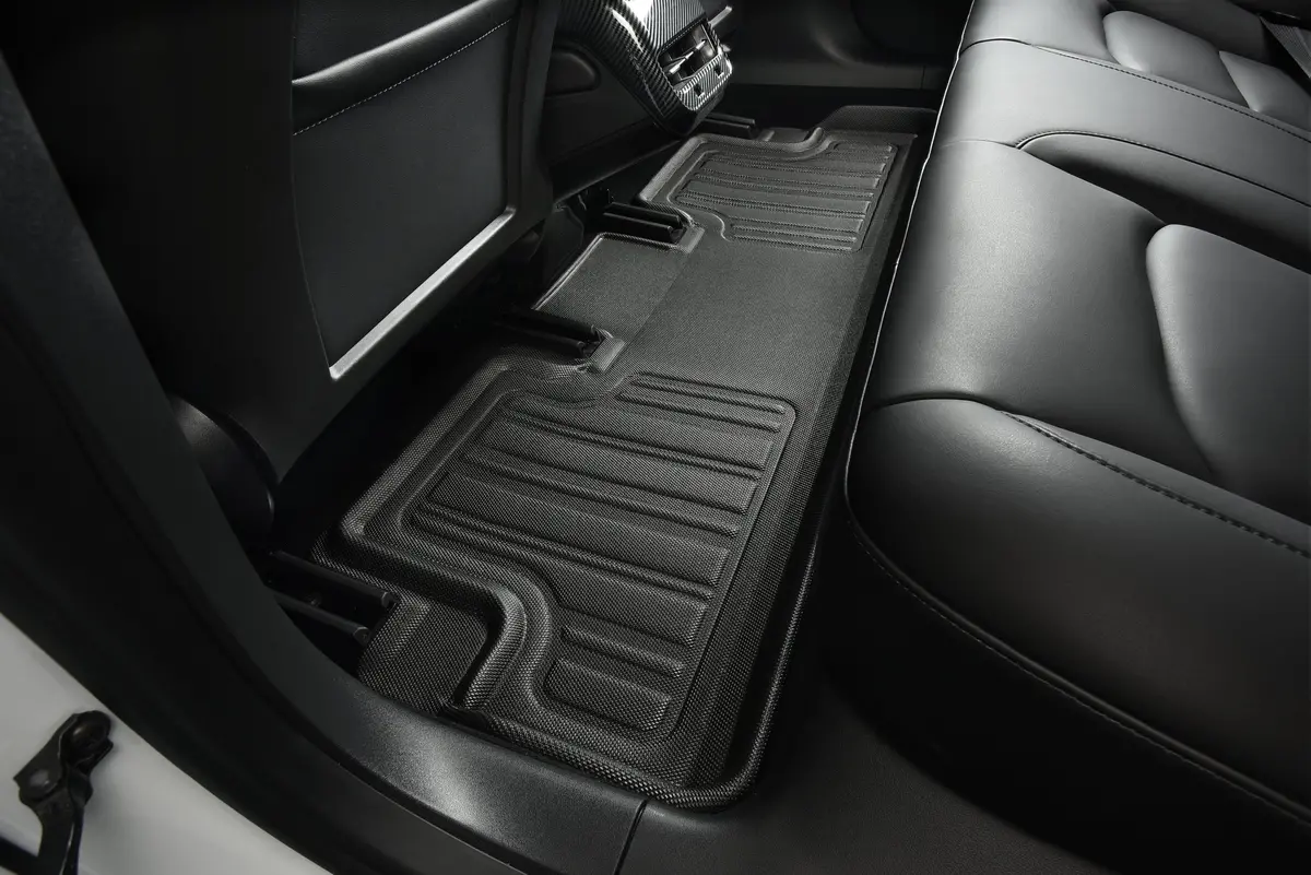 3D Maxpider Custom Fit All-Weather Elitect Series Lhd Floor Mats For Tesla Model 3 Highland 5 Seat 2023-2026 3