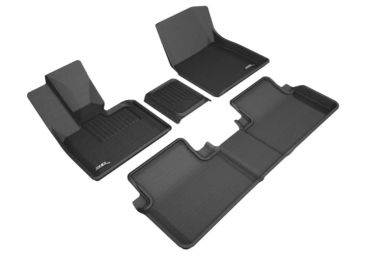 3D Maxpider Custom Fit All-Weather Kagu Series Lhd Floor Mats For Bmw I3 4 Seats 2014-2021 1