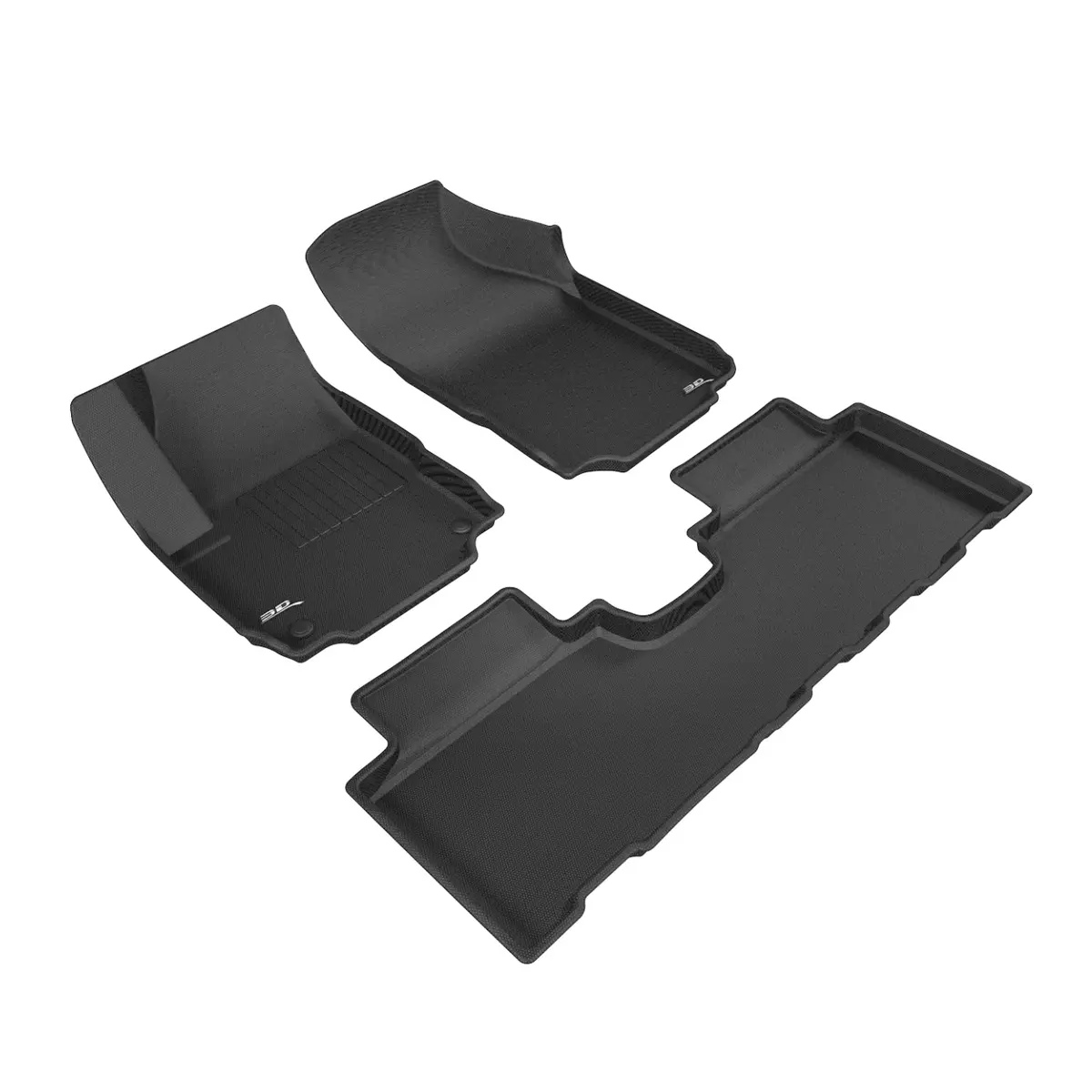 3D Maxpider Custom Fit All-Weather Kagu Series Lhd Floor Mats For Chevrolet Equinox 5 Seats 2018-2024 1