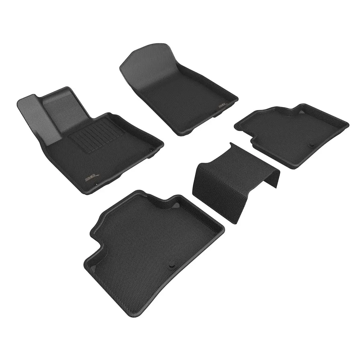 3D Maxpider Custom Fit All-Weather Kagu Series Lhd Floor Mats For Genesis Gv70 2023-2026 1