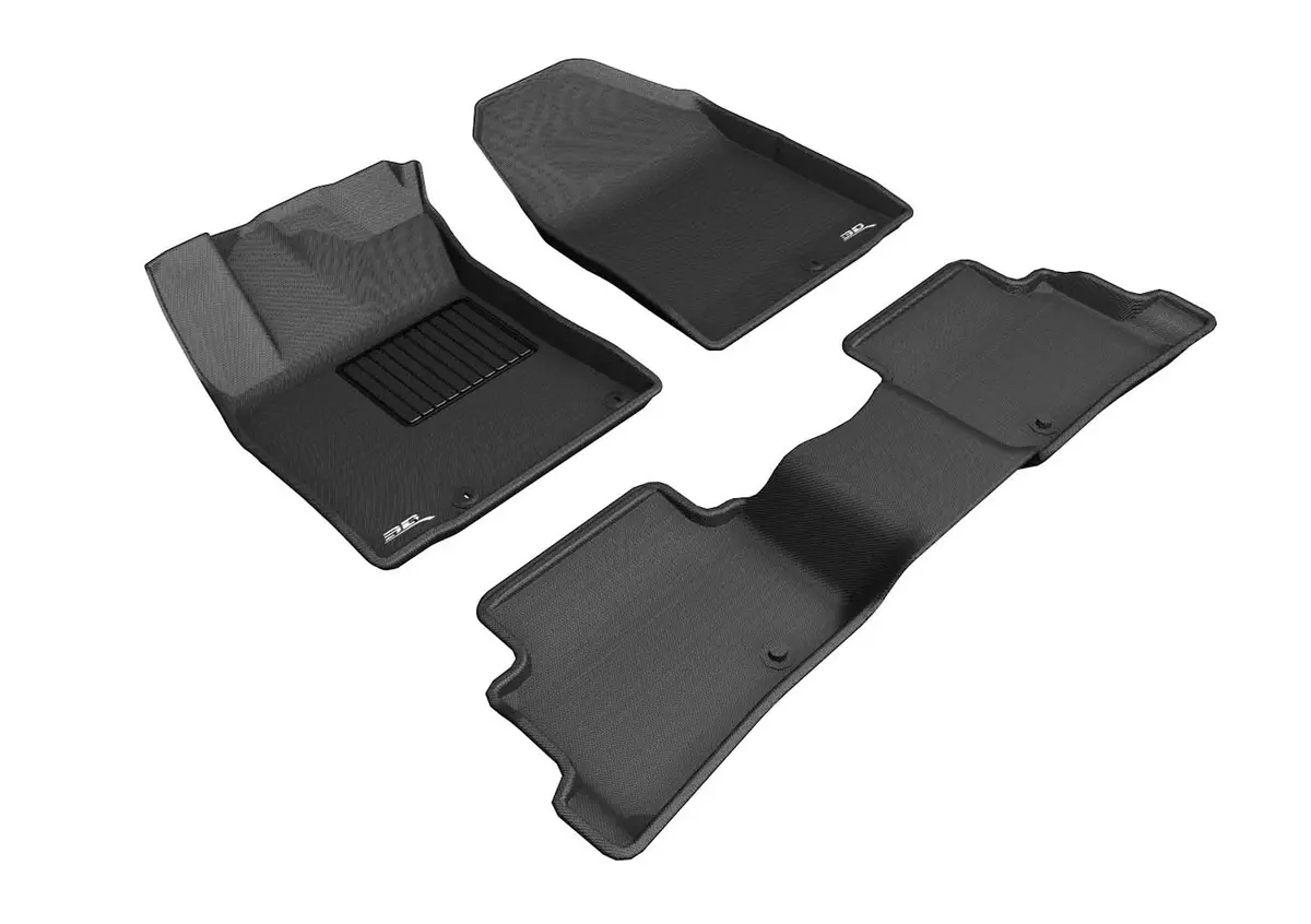 3D Maxpider Custom Fit All-Weather Kagu Series Lhd Floor Mats For Hyundai Ioniq Electric 5 Seats 2017-2021 1