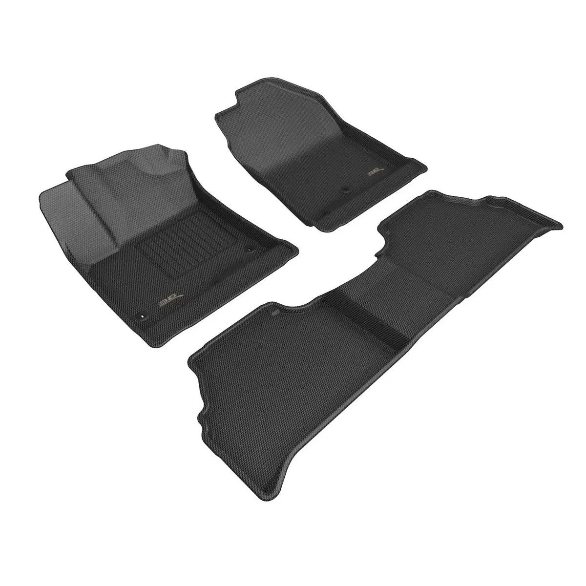 3D Maxpider Custom Fit All-Weather Kagu Series Lhd Floor Mats For Hyundai Kona Electric 2021-2023 1