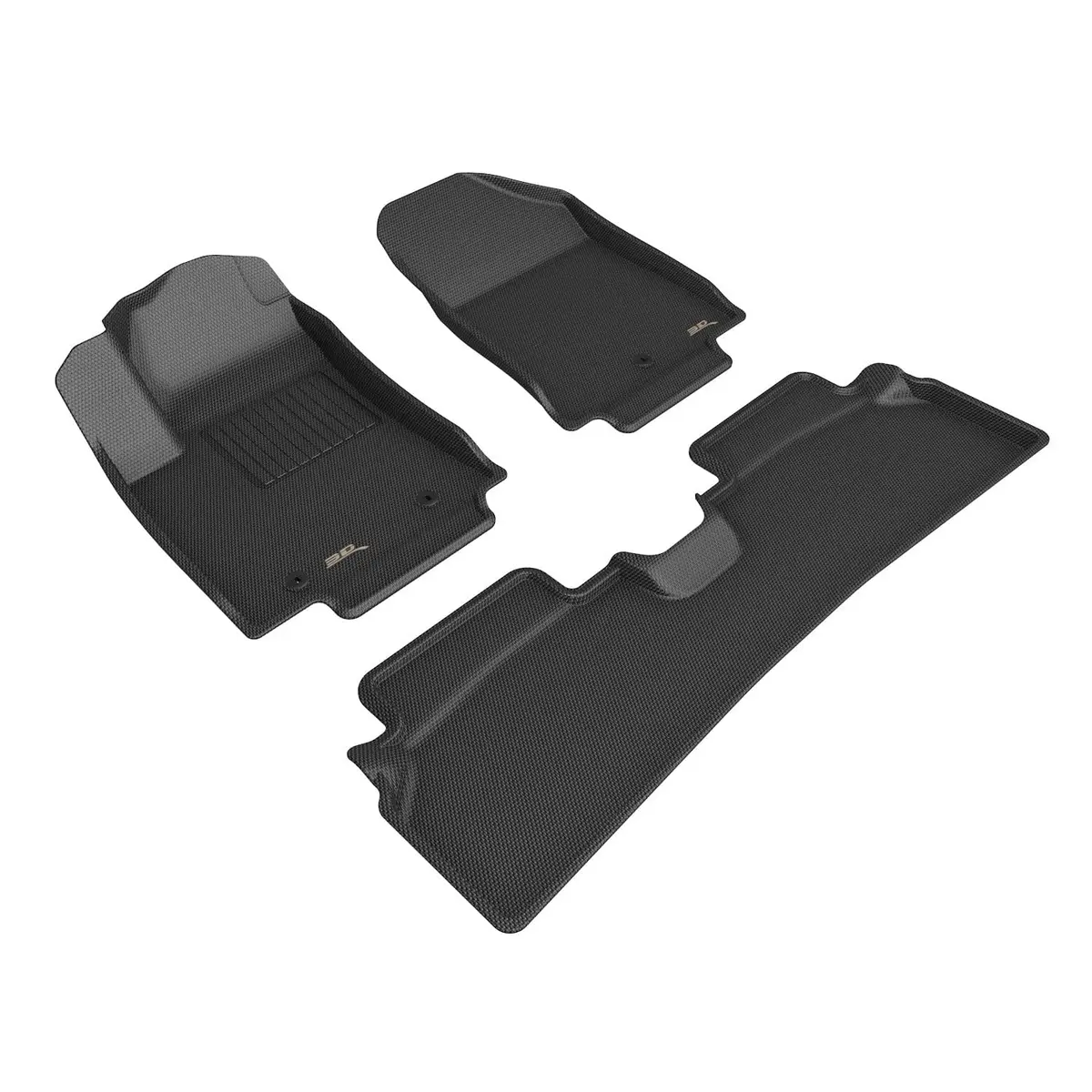 3D Maxpider Custom Fit All-Weather Kagu Series Lhd Floor Mats For Hyundai Kona Electric 2024-2026 1