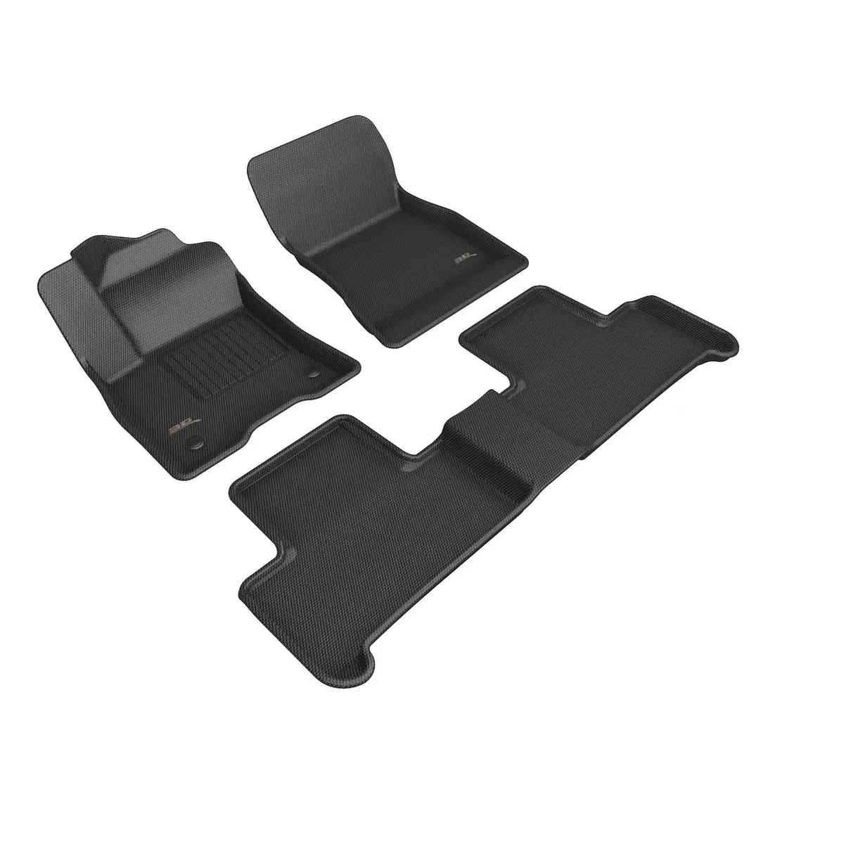 3D Maxpider Custom Fit All-Weather Kagu Series Lhd Floor Mats For Mercedes-Benz Eqb (X243) 5 Seat 2022-2024 1