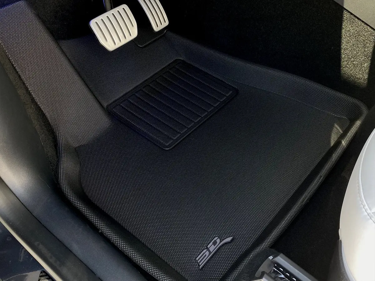 3D Maxpider Custom Fit All-Weather Kagu Series Lhd Floor Mats For Tesla Model 3 Highland 5 Seat 2023-2026 4